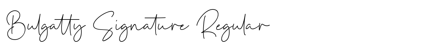 Bulgatty Signature Regular